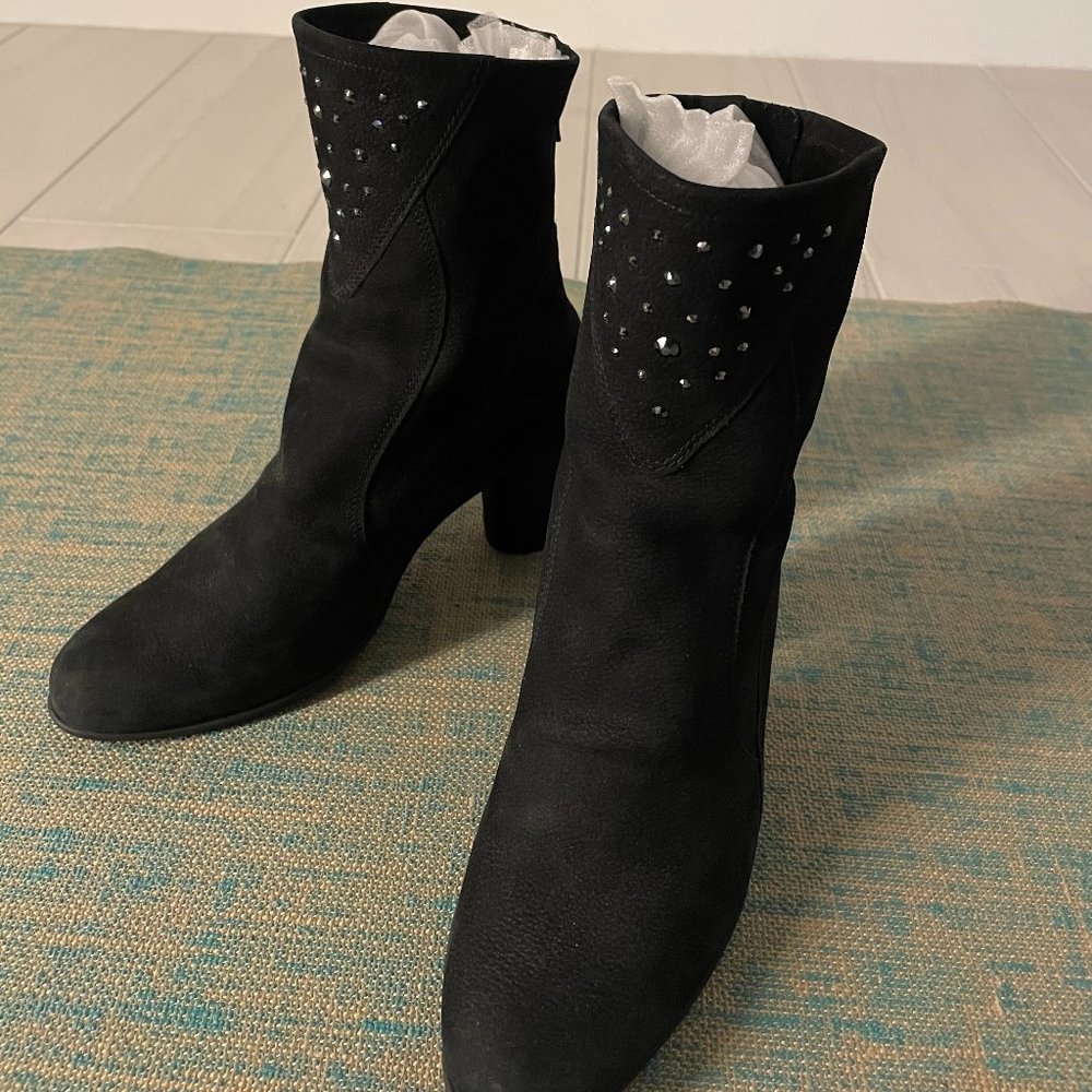 Arche Black Suede Boots
